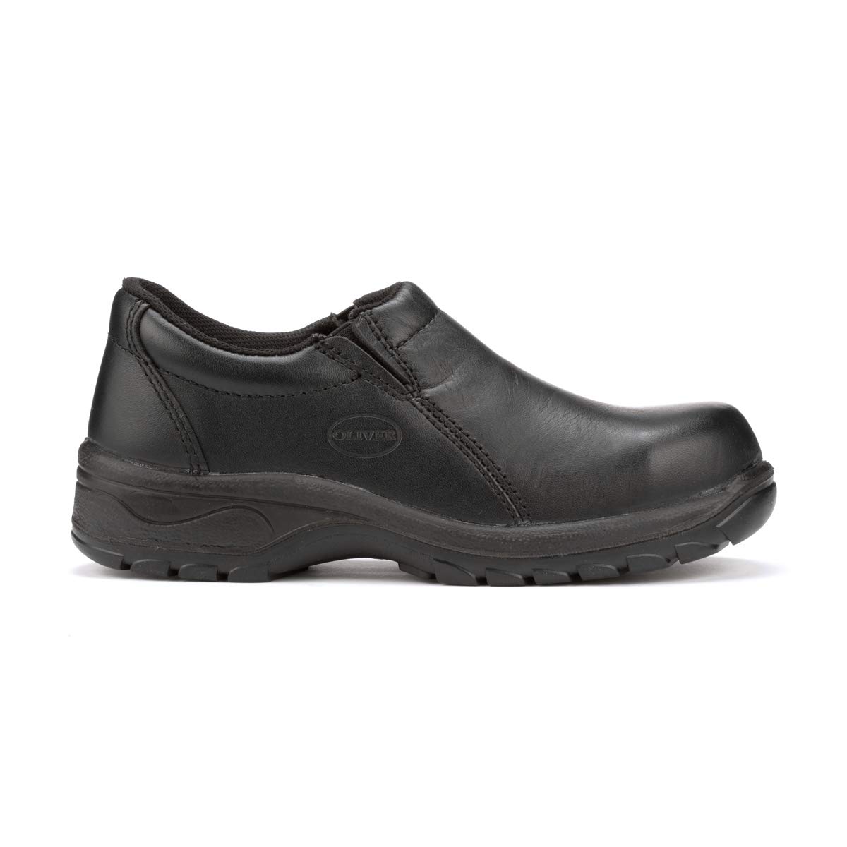 Oliver by Honeywell 49430-BLK-085 49 Series Leather Slip-On Shoes