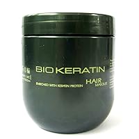 Bio Keratin Botanical Collection Moisture Restore Hair Masque 16.9 fl.oz (500ml)., Pack of 1