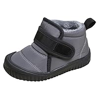 Toddler Winter Snow Boots Boys Girls Cold Weather Baby Faux Shoes Hook Loop Thermal Lined Snow Boots Kids Boots Winter for Girls
