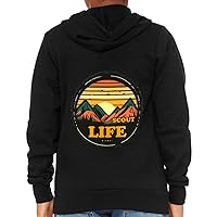 Scout Life Kids' Full-Zip Hoodie - Landscape Hooded Sweatshirt - Mountain Kids' Hoodie