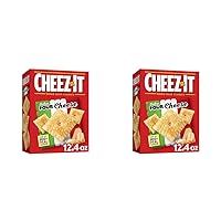 Cheez-It Cheese Crackers, Baked Snack Crackers, Office and Kids Snacks, Italian Four Cheese, 12.4oz Box (1 Box) (Pack of 2)