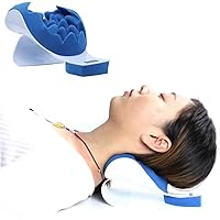Neck and Shoulder Relaxer Pain Relief Pillow for Neck and Tension headache, Cervical Spine Alignment, TMJ Therapy, Muscle Relaxation, Posture Correction, Neck Support Device , Natural and safe use