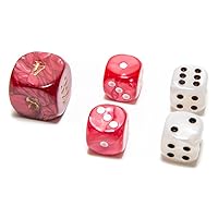Bello Games Deluxe Marbleized Dice Sets 5/8