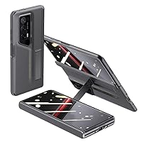 Cellphone Flip Case Compatible with Huawei Honor Magic V2 RSR Case [Hidden Kickstand] [Screen Protector] Rugged Shockproof 360 Full Protective Phone Cover+Kickstand Compatible with Honor Magic V2 RSR