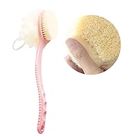 Loofah Sponge Back Scrubber Bath Loofahs Sponge with Long Handle, Exfoliating Mesh Back Cleaner Washer Bath Brush for Women and Men