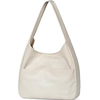 WantGor Faux Leather Tote Bag, Shoulder Bags for Women Work Hobo Handbag Vegan Leather Travel Purses Big Capacity Clutch