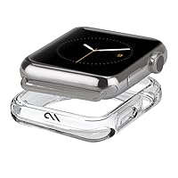 Case-Mate - Apple Watch Bumper Case - 38mm 40mm - NAKED TOUGH - Apple Watch Series 1, 2, 3, 4, 5 - Clear