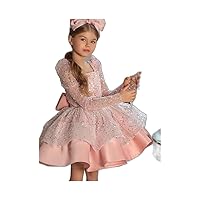 Kids Little Girls' Dress Polka Dot Solid Colored A Line Dress Performance Ruched