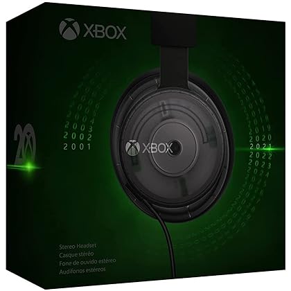 Xbox Stereo Headset 20th Anniversary Special Edition - for Xbox Series X/S, Xbox One, & Window 10 PCs - Ultra-Soft, Large earcups - Supports Windows Sonic Spatial Sound - Flexible, Lightweight des