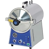 24L High Pressure Stainless Steel Lab Table Top Steam Disinfector Autoclave