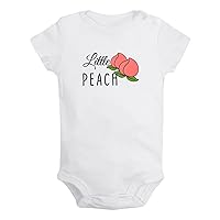 Little Peach Novelty Rompers, Newborn Baby Bodysuits, Infant Cute Jumpsuits, 0-24 Months Babies One-Piece Outfits