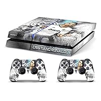 Skin Ps4 Old - Cristiano Ronaldo Real Madrid - Limited Edition Decal Cover ADESIVA Playstation 4 Slim Sony Bundle