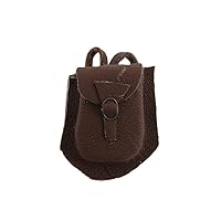 Melody Jane Dolls House Saddle Bag Brown Leather Saddlebag Western Cowboy Accessory