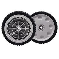 2 Pack Lawn Mower Front Drive Wheels Replaces MTD Troy-Bilt 734-04018,734-04018C,734-04018B, 734-04018A