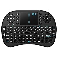 iPazzPort Mini Wireless Entertainment Keyboard for Smart TV Control and Android/Google TV Box/HTPC/Xbox260/PS3 with Touchpad KP-810-21B