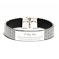 to My Ma You are Perfect Just The Way You are Stainless Steel Bracelet, Mother's Day, Father's Day, for Ma, Funny Gifts for Ma, Valentines Graduation Birthday Gifts for Ma