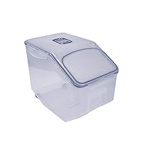 Easy Essentials Food Lids (Flip-Top) / Pantry Storage, BPA Free, Top-50.7 Cup-for Rice, Clear