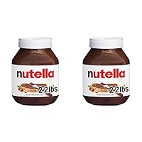 Nutella Hazelnut Spread With Cocoa For Breakfast, 35.3 Oz Jar (Pack of 2)