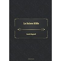 La Sainte Bible: Vinyle marine embossage argent [Book]