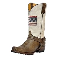 ROPER Western Boots Mens American Strong Brown 09-020-7001-8418 BR