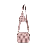 [Peiiwdc] Shoulder Bag, Fashion Crossbody Wallet Small Crossbody Bag with Coin Purse Pouch Women Shoulder Side Handbag for Travel