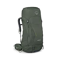 Osprey Kestrel 68L Men's Backpacking Backpack, Bonsai Green, L/XL