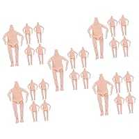 ERINGOGO 25 Pcs Naked Doll Accessories Toy DIY Supplies DIY Craft Doll Bodies DIY Doll Craft DIY Doll Supplies Handmade Joint Doll Supply Doll Thick Bodies Plastic Props Child Body