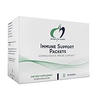 Designs for Health Immune Support Packets - One Month Supply Vitamin Packs with Immunitone Plus Mushroom Complex + Herbs, NAC, Vitamin D + K, Zinc + Vitamin C (30 Packets)