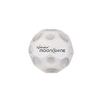 Moonshine Ball, Light Up Moon Ball, Hyper Bouncy Glow in The Dark, Extra Bounce Land Ball –