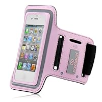 Naztech 11944 Sports Armband Case for Apple iPhone 3G/3GS/4/4S and Other PDAs - 1 Pack - Carrying Case - Retail Packaging - Pink