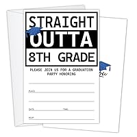 25 Graduation Party Invitations Cards with Envelopes, 2023 Grad Celebration, 2023 College High School University Masters Grad Celebration, Graduation Party Supplies - JY434