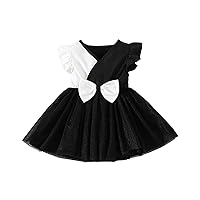 Toddler Kids Girls Fashion Sleeveless Beach Straps Dress Ruffles Bowknot Princess Dresses Skirt Set for Toddler