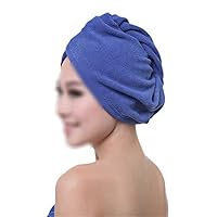 Microfiber Hair Drying Cap Quick Dry Towel Bath Towel Hat Magic Quick Dry Ladies Shampoo Cleaning Towel Turban Bath Tool (Color : Black, Size : 25x60cm)