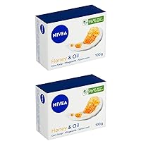 Nivea Care Soft Bar Soap Honey and Oil 2-Pack (2 x 100g)