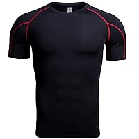 Men's Dry Fit Athletic Workout Running Shirts Short Sleeve Workout T-Shirts Gym Tops Hipster Athletic T-Shirts
