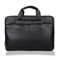 Laptop Bag Premium Laptop Briefcase Fits Up to Laptop Expandable Water-Repellent Shoulder Messenger Bag Computer Bag for Travel/Business/School/Men/Women-Black