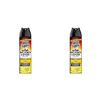 Hot Shot Ant, Roach & Spider Killer Spray, Kills Roaches and Listed Ants on Contact, Indoor & Outdoor Use, Insecticide Spray, 17.5 Ounce (Lemon Scent) (Pack of 2)