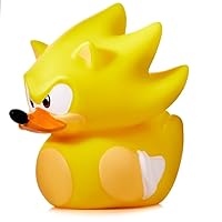 TUBBZ Mini Super Sonic Collectible Vinyl Rubber Duck Figure - Official Sonic The Hedgehog Merchandise - Kids TV, Movies & Video Games