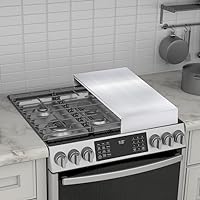 Stainless Steel Stove Top Cover, Range Burner Cover for Gas/Electric Stove, Noodle Board for 2 Burners RV/Camper/Apartment, W11.8'' x D21.6'' x H3''
