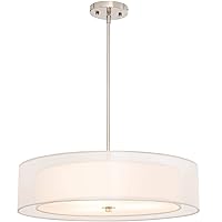 VONLUCE 3-Light Drum Chandeliers, 20