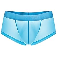 JOCKMAIL Ultra-thin Ice Sexy Underwear Men Boxers Solid Convex Mens Underpants Short Panties Gay Male Boxers