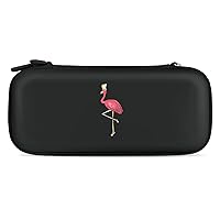 Firebird Wearing Shoes Portable Hard Shell Covers Pouch Storage Bag Travel Carry Cases for Accessories And Games Compatible for Switch Black-Color