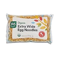 365 by Whole Foods Market, Organic Extra Wide Egg Noodles, 16 Ounce