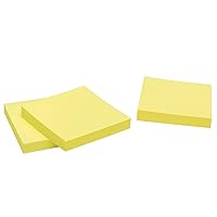 Self-Stick Notes, Yellow Reminders, 24 Pack of Adhesive Notes, Self-Stick Pads, 3