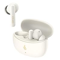 Edifier X5 Pro Active Noise Cancelling Earbuds with AI-Enhanced Calls, Fast Charge, Game Mode, App Customization, IP55 Waterproof, True Wireless Bluetooth 5.3 Technology - Ivory