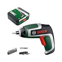 Bosch Cordless Screwdriver (Main Unit Only, Bit Set (10 Pieces), Magnetic Bit Holder, Micro USB Cable (Type-B), Carrying Case IXO7