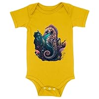 Sea Life Baby Jersey Onesie - Cute Kawaii Baby Onesie - Best Design Baby One-Piece