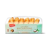 Generic Benton's Coconut Macaroons Jumbo Large Size 6.7 oz (Simplycomplete Bundle) - Soft & Chewy Cookie - Kosher - Gluten Free, Big