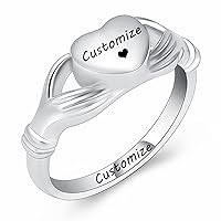 Cremation Jewelry Urn Ring for Ashes Women Finger Ring Keepsake Memorial Jewelry Hold Loved Ones Ashes
