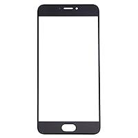 Cell Phone Repair Parts for Meizu MX6 Front Screen Outer Glass Lens (Black) Mobile Phone Spare Parts, black